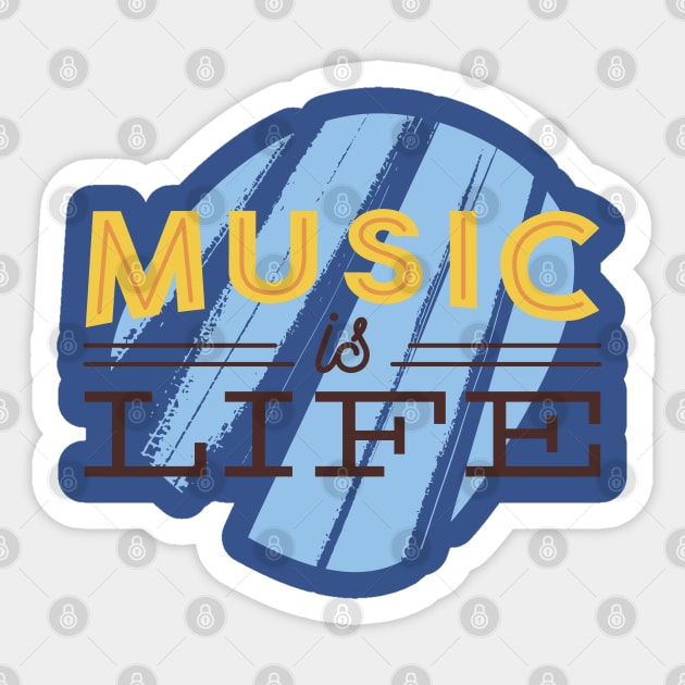 Music Is Life Sticker by MajorCompany